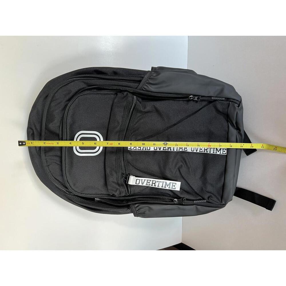 Overtime Black Backpack with Multiple Compartments - Picture 2 of 7